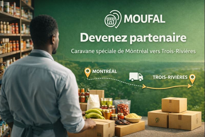 Caravane pilote Moufal pour les commerçants